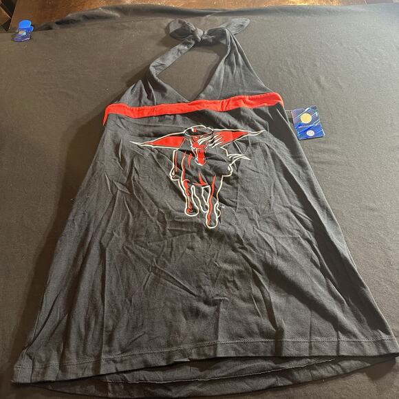 NWT Texas Tech Red Raiders Halter Top Black Women’s Size Medium. - Picture 1 of 6